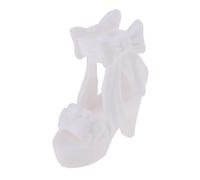 Sharplace Chaussures à Talons Hauts de Poupées Vêtements pour 1/6 Poupée Blythe Doll House Accessoire - Bowknot - Blanc