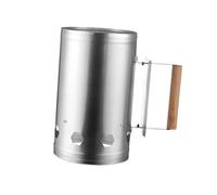 Sharplace Cheminée d'allumage pour Barbecue, Panier Allume-feu, Barbecue de Camping Portable en Acier Inoxydable, tonneau à Charbon pour Barbecue