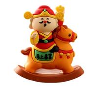 Sharplace Cheval à bascule, dieu de, petite statue décorative pour la maison, la table, le bureau ou la chambre à coucher, idéale pour les fêtes, Cheval Orange