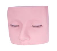 Sharplace Cils mannequin face face plate touche douce touche avec cils pour les yeux anti-glissement.