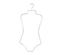 Sharplace Cintre de Maillot de Bain, Cintre de Maillot de Bain en métal, Cintre de Bikini en Forme de Corps en Fil pour magasins, Garde-Robe, vestiaire, Argent