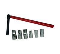 Sharplace Clé à molette 8-14 mm pour plombier, kit d'écrou arrière, outil de démontage, réparation de robinet de salle de bain, clé durcie et résistante à, Rouge