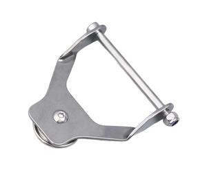 Sharplace Clip de ceinture porte-outils, accessoires de réparation professionnels, argenté, stable, en acier inoxydable, polyvalent, robuste, boucle de ceinture