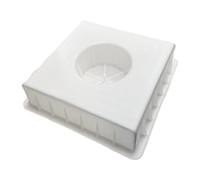 Sharplace Coffrage en béton Robuste, réutilisable et Facile à Utiliser, idéal pour l'aménagement paysager de Votre Jardin, terrasse ou Cour, 40 X 40 X 10.5 Cm