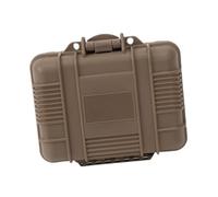 Sharplace Coffret de rangement hermétique pour outils, boîte vide et portable pour matériel électronique, loisirs créatifs ou de plein air, Brun