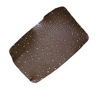 Sharplace Collant Bas Résille Strass - Collants Résilles Maille Femme Bas Sexy Sans Couture Filet - café, Taille unique