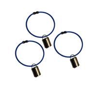 Sharplace Colliers pour chèvres et Moutons, Lot de 3 pièces, Robustes et bruyants, avec Clochette, pour bétail, chèvres Moutons Actifs, M