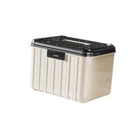 Sharplace Conteneur de rangement verrouillable avec couvercle, conteneur de rangement empilable pour documents, pour salon, école, dortoir, cuisine, 36.2 X 28.5 X 25.7