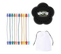 Sharplace Corde démoulement de la corde jouet jeu de puzz d'esprit activité interactive Portable Untie the Knot Kid Corde nœuds pour les enfants garçons, Sans Disque de Pénalité