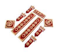 Sharplace Couplets du nouvel an chinois, bannière Chunlian, porche, Festival du printemps, Couplets Duilian pour fournitures de fête, appartement mural,