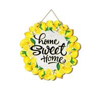 Sharplace Couronne de Porte d'entrée, Panneau décoratif Mural, Ornement Amusant, Panneau Rustique en Bois à Suspendre pour Jardin, Bureau, Maison de Ferme