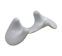 Sharplace Coussin cervical et dorsal, relaxant, antidérapant, léger et portable, pour la maison le travail, Gris