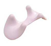 Sharplace Coussin cervical et dorsal, relaxant, antidérapant, léger et portable, pour la maison le travail, Rose