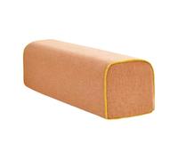Sharplace Coussin d'accoudoir de canapé, mousse haute densité, support de coude facile à transporter, coussin de soutien de bras, d'accoudoir en lin, Orange