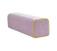 Sharplace Coussin d'accoudoir de canapé, mousse haute densité, support de coude facile à transporter, coussin de soutien de bras, d'accoudoir en lin, Violet