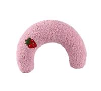 Sharplace Coussin de Couchage pour Chat Coussin de Couchage Motif brodé Chats Mignons Tapis de lit Oreiller pour Chien Oreiller de Cou pour Chat, Rose