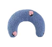 Sharplace Coussin de Couchage pour Chat Coussin de Couchage Motif brodé Chats Mignons Tapis de lit Oreiller pour Chien Oreiller de Cou pour Chat, Bleu