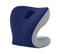 Sharplace Coussin de Ergonomique en Mousse à mémoire de Forme pour Chaise de Bureau, Appui-tête, Multifonction, Confortable, Lavable et Doux pour la Peau, Marine