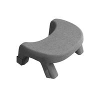 Sharplace Coussin de lecture portable avec poches de rangement, support pour coudes et bras, idéal pour le salon, les loisirs créatifs et le crochet, Gris Clair