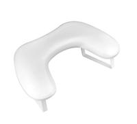 Sharplace Coussin de manucure incliné pour les mains, 46 x 27,4 x 15 cm, professionnel, blanc, surface confortable, cuir PU, ergonomique