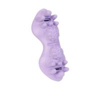 Sharplace Coussin de massage pour le dos et le cou, coussin de soutien cervical multifonction et confortable, oreiller de pour le cou, soutien lombaire, Violet