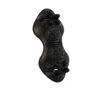 Sharplace Coussin de massage pour le dos et le cou, coussin de soutien cervical multifonction et confortable, oreiller de pour le cou, soutien lombaire, Noir