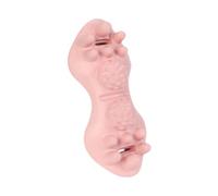 Sharplace Coussin de massage pour le dos et le cou, coussin de soutien cervical multifonction et confortable, oreiller de pour le cou, soutien lombaire, Rose
