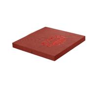 Sharplace Coussin de méditation de Plancher carré 60 x 60 cm Méditation pliée Coussin de Coussin étage pour canapé de, Rouge Foncé