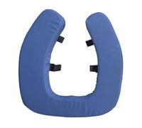 Sharplace Coussin de siège de toilette plus épais, coussin de remplacement rembourré pour abattant de toilette surélevé avec ventouses pour salle de bain, Bleu