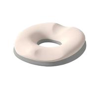 Sharplace Coussin de siège en forme de donut pour une position assise prolongée, confortable, léger et respirant, idéal pour la maison ou le bureau, pour chaise, Beige