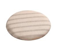 Sharplace Coussin de Sol Rond en Coton Doux en Lin méditation Coussin Chaise Tampon de siège Oreiller de Plancher pour la Salle à Manger Tatami décor du Jardin, Larges Rayures