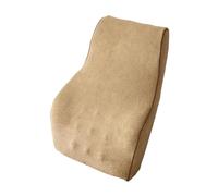 Sharplace Coussin de soutien dorsal en mousse à mémoire de forme pratique avec sangles réglables pour le dossier, idéal pour la maison ou la voiture, Brun Velours