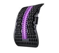 Sharplace Coussin d'étirement multifonction pour le dos, massage, décompression vertébrale, planche de soutien pour le dos, Noir Violet
