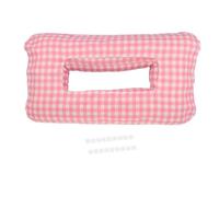 Sharplace Coussin pour Piercing d'oreille, Support de Cou, Coussin d'oreille Respirant Polyvalent avec Trou pour Porter des écouteurs, des Boucles, Rose