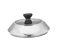 Sharplace Couvercle de Protection pour Hamburger, Couvercle Fondant, Accessoire pour Plaque de Cuisson, Dôme de Protection Polyvalent pour Steak, Teppanyaki, Ba, 28 cm