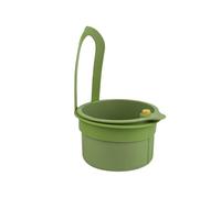 Sharplace Crépine d'évier suspendue pour robinet, panier de crépine d'évier de cuisine, pratique, amovible et polyvalent, récupérateur de déchets, Vert