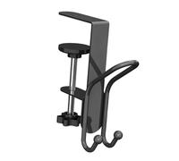 Sharplace Crochet de Sac à Main pour Table, Support de Sac à Main antidérapant, Support de Robuste, clés de Salle à Manger Portables, parapluies Polyvalents, de, Gris 1 Pack