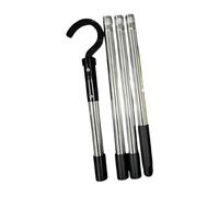 Sharplace Crochet pour Outil d'entretien de Piscine robotisé, Accessoire de Nettoyage de Piscine, Remplacement Pratique du Poteau de Nettoyage de Bassin, 4 Tronçons