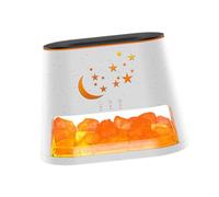 Sharplace d'air, diffuseur d'huiles essentielles Silencieux, 260 ML, Brume fraîche, 7 Couleurs, lumière ambiante, Lampe de sel pour, Blanc Galet