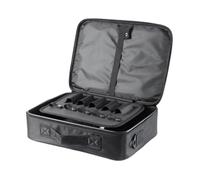 Sharplace de rangement pour outils de barbier, support de rangement pour tondeuse, de à double couche pour outils et accessoires de coupe de cheveux, Moyen