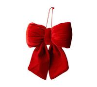 Sharplace Décoration de Noël à suspendre en forme de nœud en velours, décoration créative pour sapin de Noël, pour intérieur, extérieur, maison, fête de, L