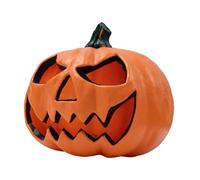 Sharplace Décoration de table en forme de citrouille d'Halloween, lanterne Jack O'Lantern, statue de jardin, décoration d'Halloween pour maison,