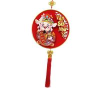 Sharplace Décoration Suspendue pour Le Nouvel an Chinois : Dieu de Tremblant, éléments Classiques orientaux, Pendentif Année du Cheval pour fenêtre, Secouant La Tête