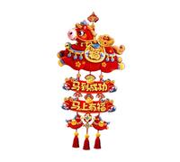 Sharplace Décorations suspendues pour Le Nouvel an Chinois, décorations pour la Fête du Printemps, éléments Classiques, Ornements muraux pour Le Nouvel an 2026, A