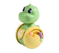 Sharplace Dinosaure à Bascule pour Bébés de 0 à 3 Ans, Jouet D'éveil Créatif et Stimulant pour Les sur Le Ventre (garçons et Filles), Vert