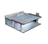 Sharplace Diorama à l'échelle 1:64 représentant Un Parking Souterrain pour Voitures Miniatures, décoration de Bureau, vitrine créative avec éclairage LED