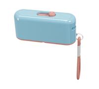 Sharplace Distributeur de fil dentaire, étui à fil dentaire, incassable, sans risque de déchirure, portable, pratique et pratique, Bleu