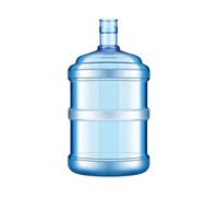 Sharplace Distributeur d'eau en Forme de tonneau, Seau à Eau avec Fond concave, réservoir de Stockage, bonbonne d'eau pour Salle de Sport, pêche, 17l