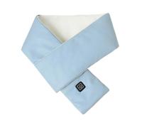 Sharplace Écharpe chauffante électrique USB pour Le Cou, Cache-Cou, Coupe-Vent, pour l'hiver, pour Le Travail, la pêche, Le Bureau, Le Camping, Bleu