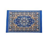Sharplace Échelle 1:12 Dollhouse Sol Revêtements en soie Accessoires de meubles Tapis de sol miniature, Bleu